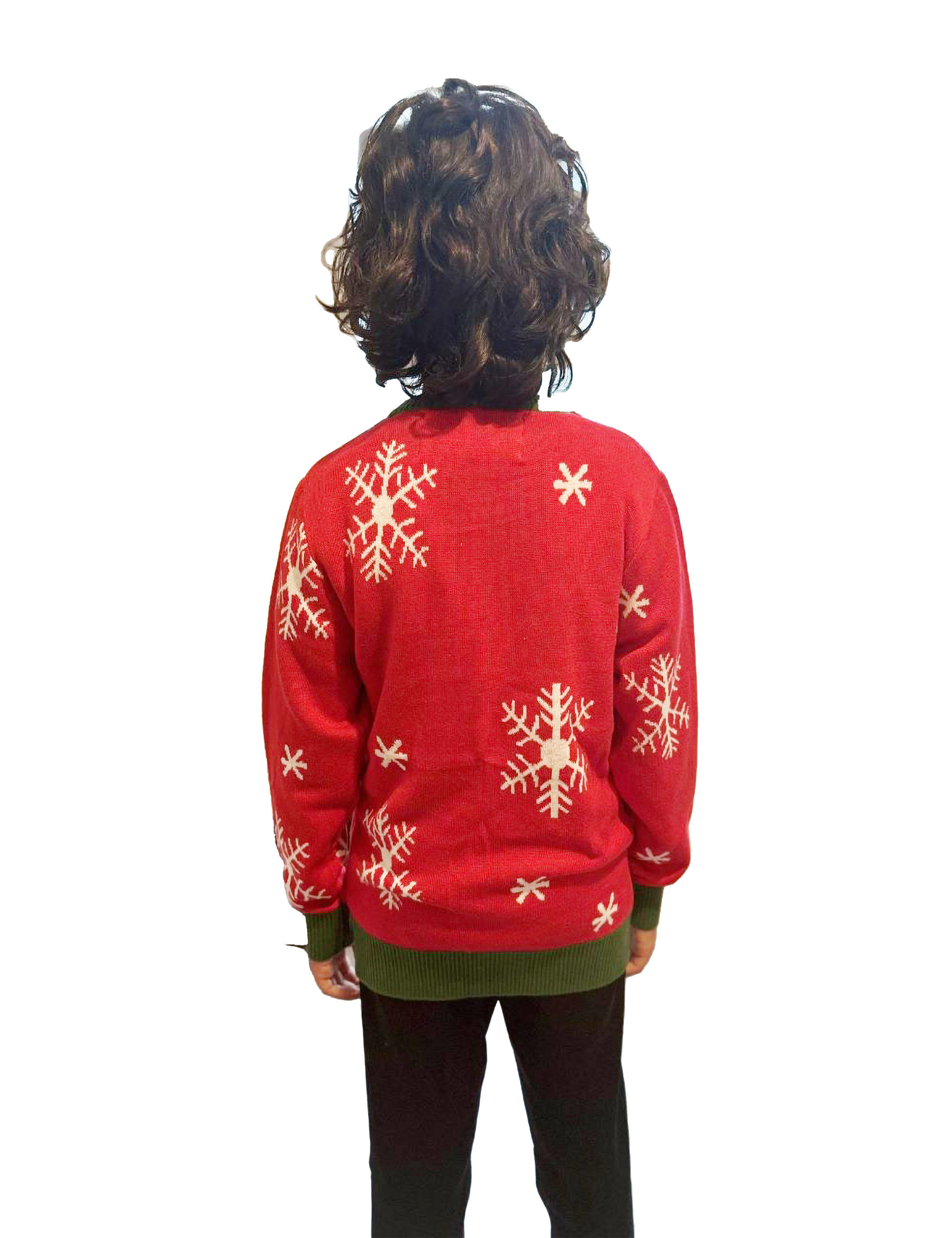 Boy Reindeer Sweater With a Pompom
