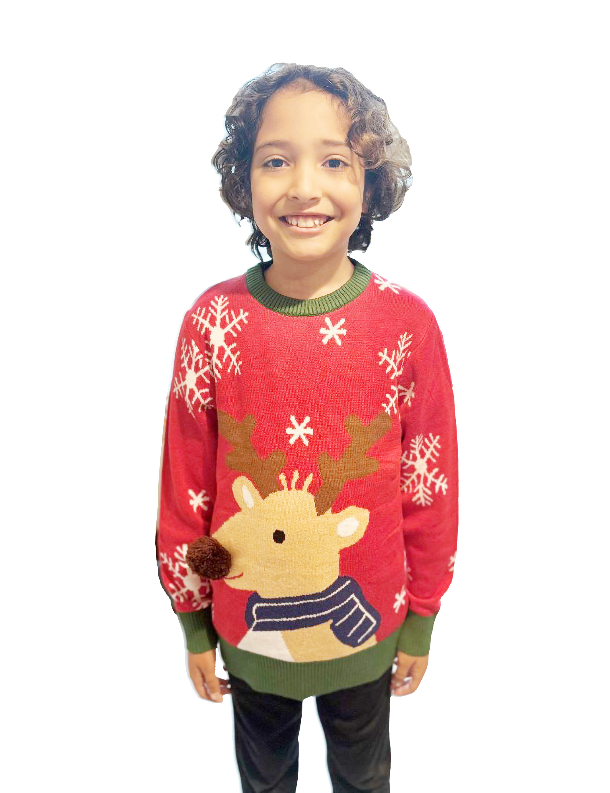 Kids reindeer sweater best sale