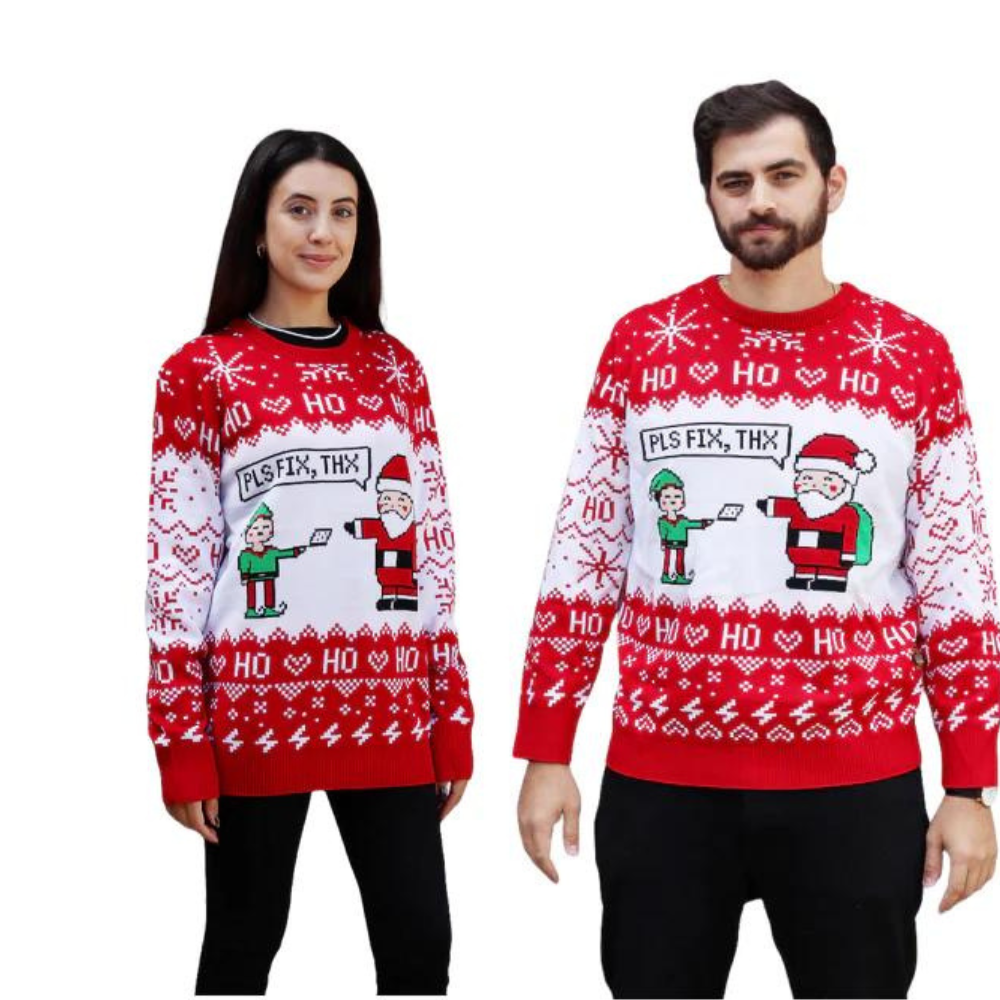 Cropped ugly sweater best sale