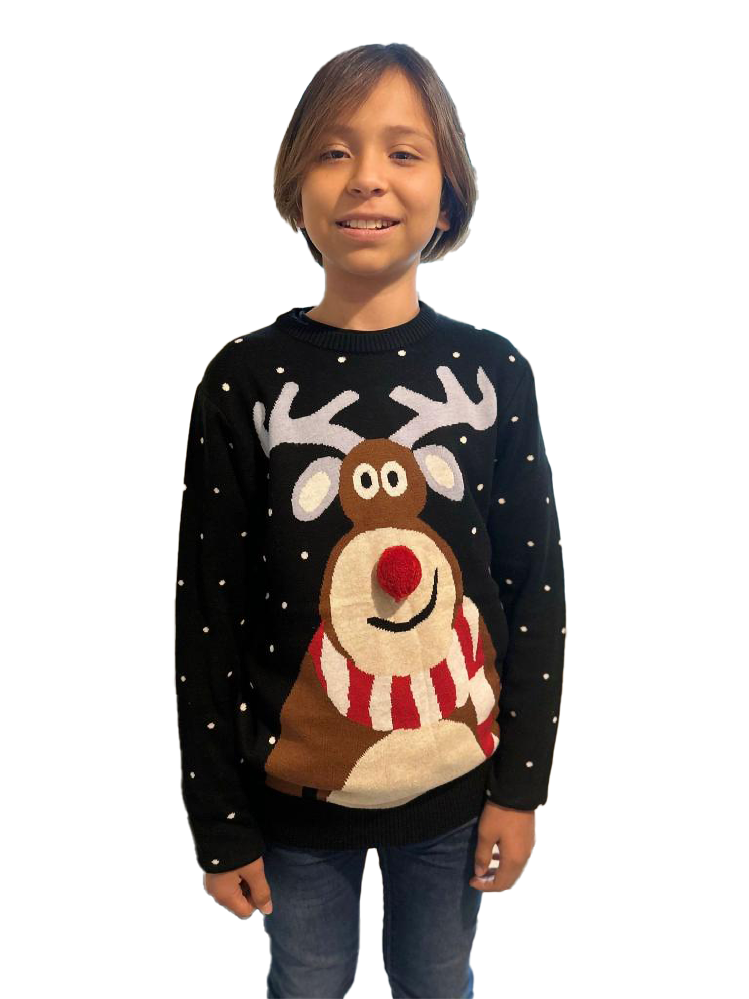 Boys on sale reindeer sweater