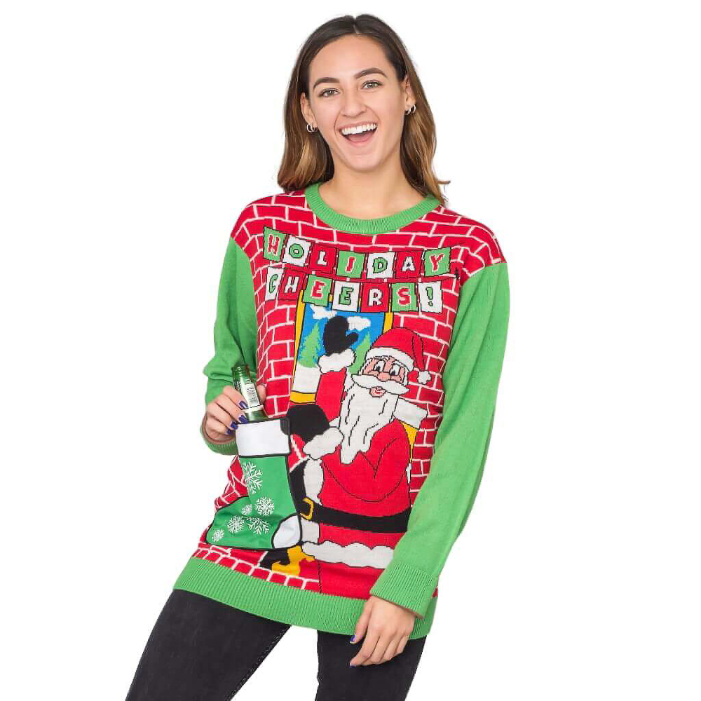 Beer holder christmas shop sweater