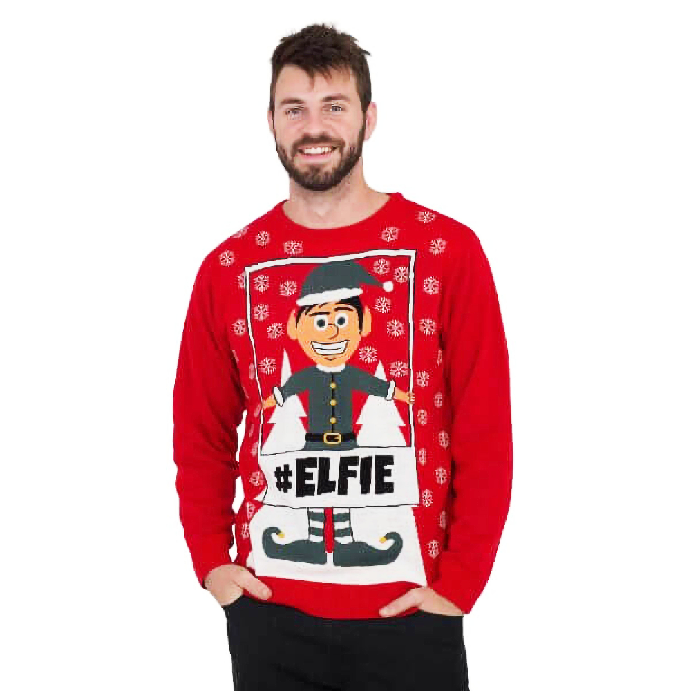 #Elfie Hashtag Sweater