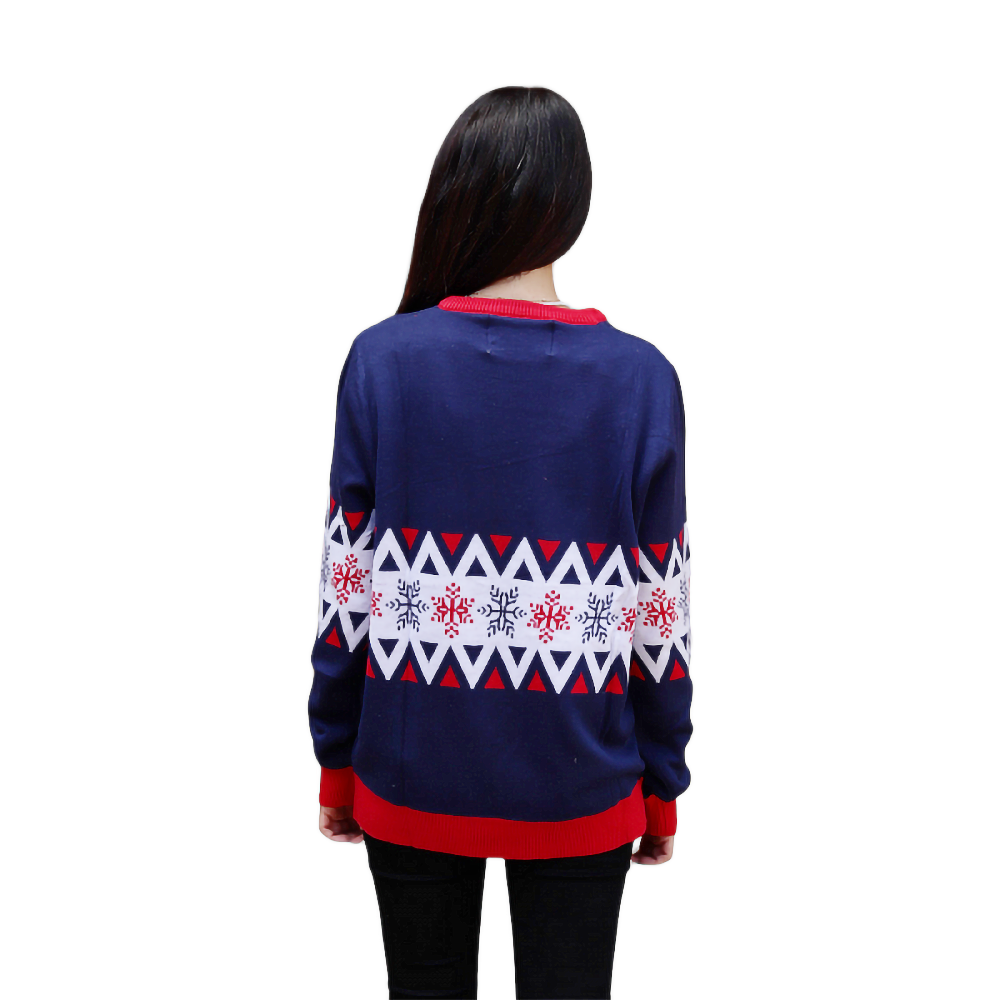 Vintage Laughing Santa Sweater