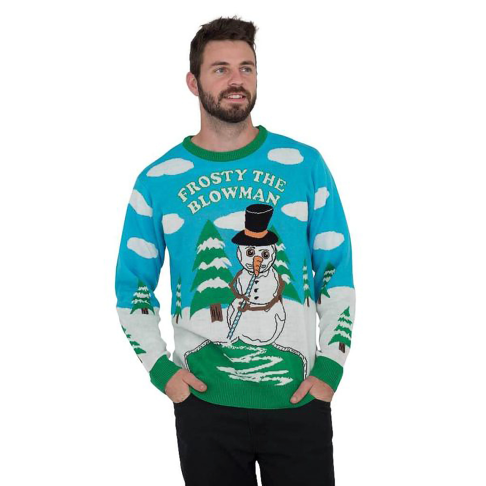 Frosty The Blowman Snowman Sweater