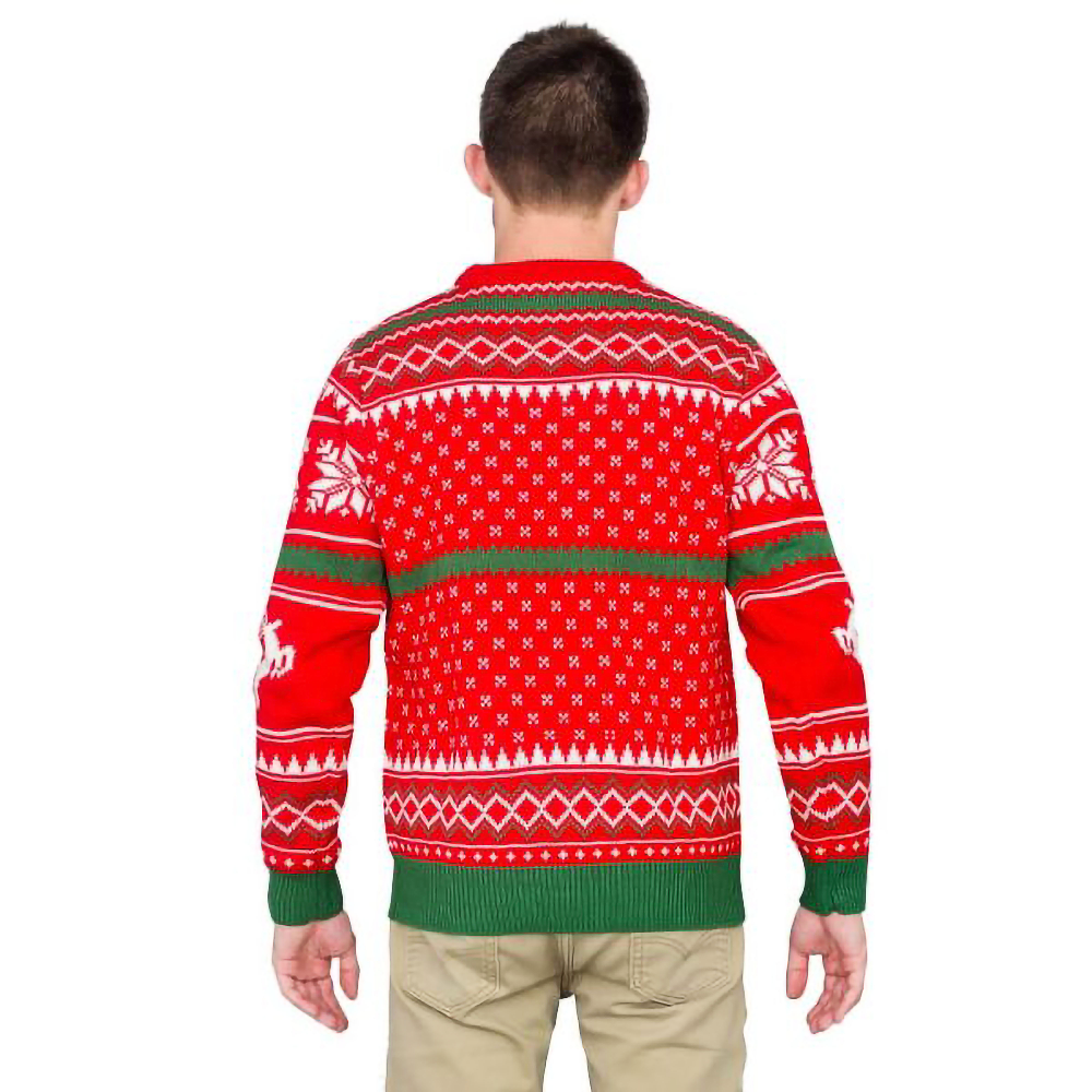 Merry Christmas Ya Filthy Animal Snowflake And Reindeer Sweater