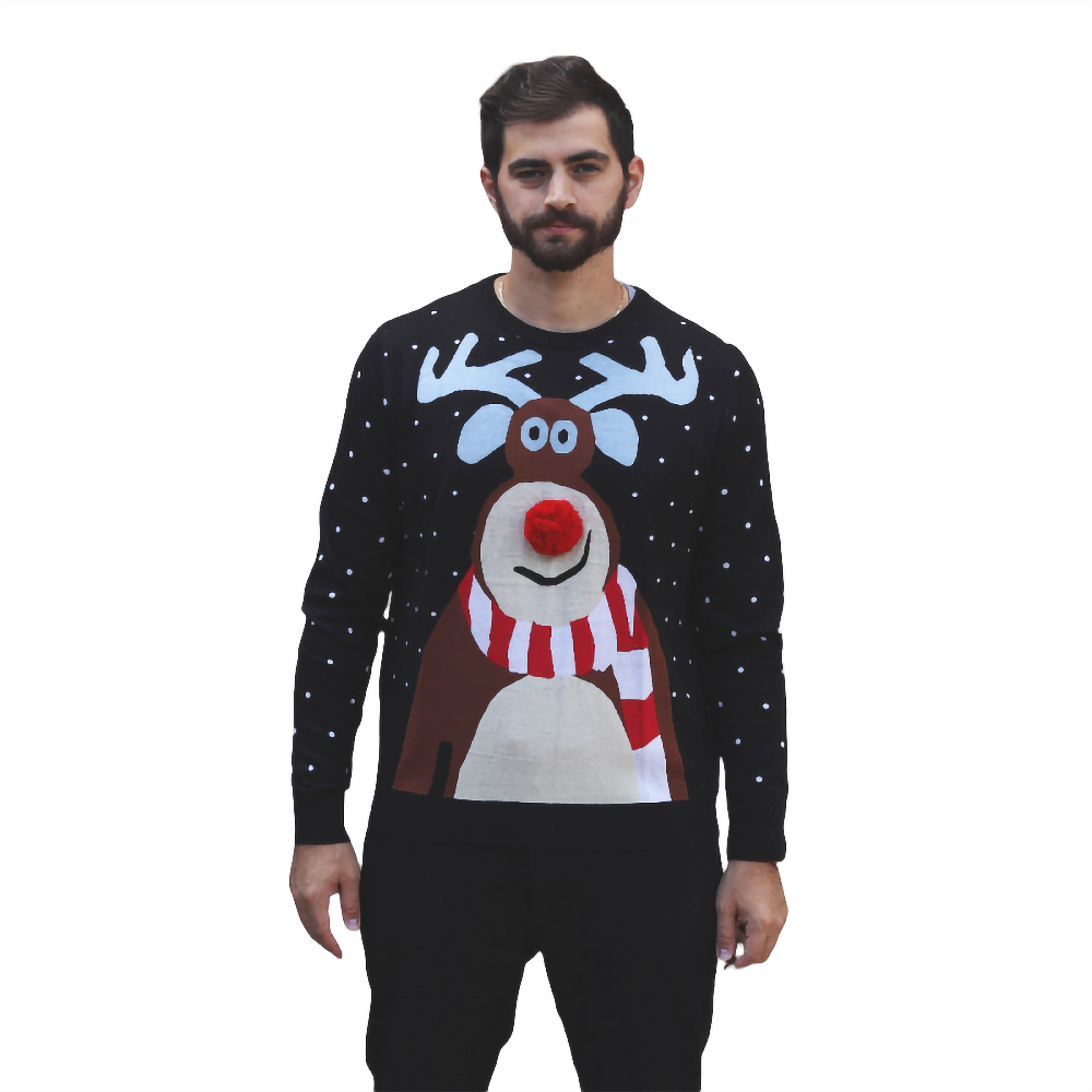 Ugly christmas sweater clearance reindeer