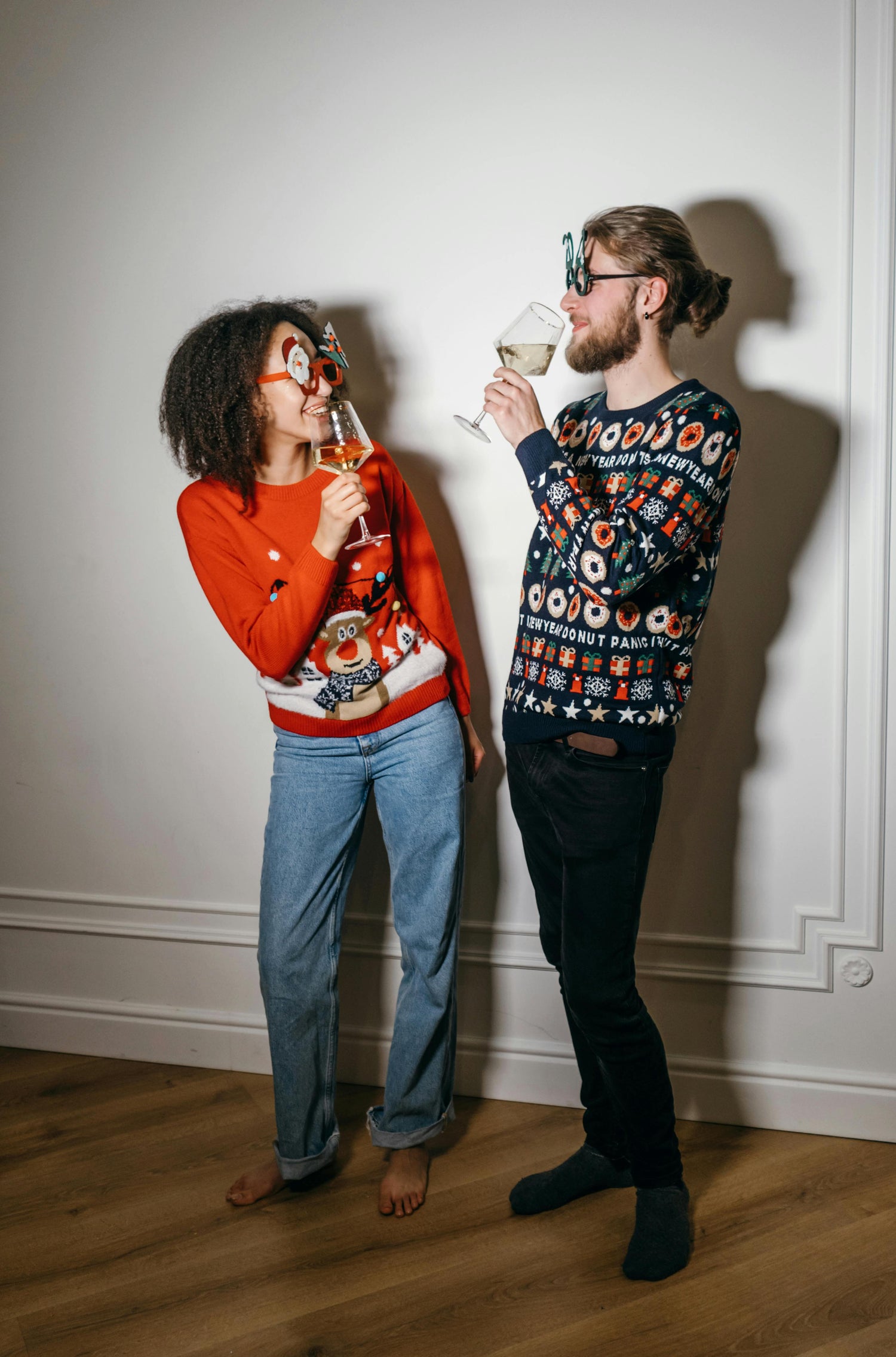 How to Style Your Ugly Christmas Sweater for Office Parties