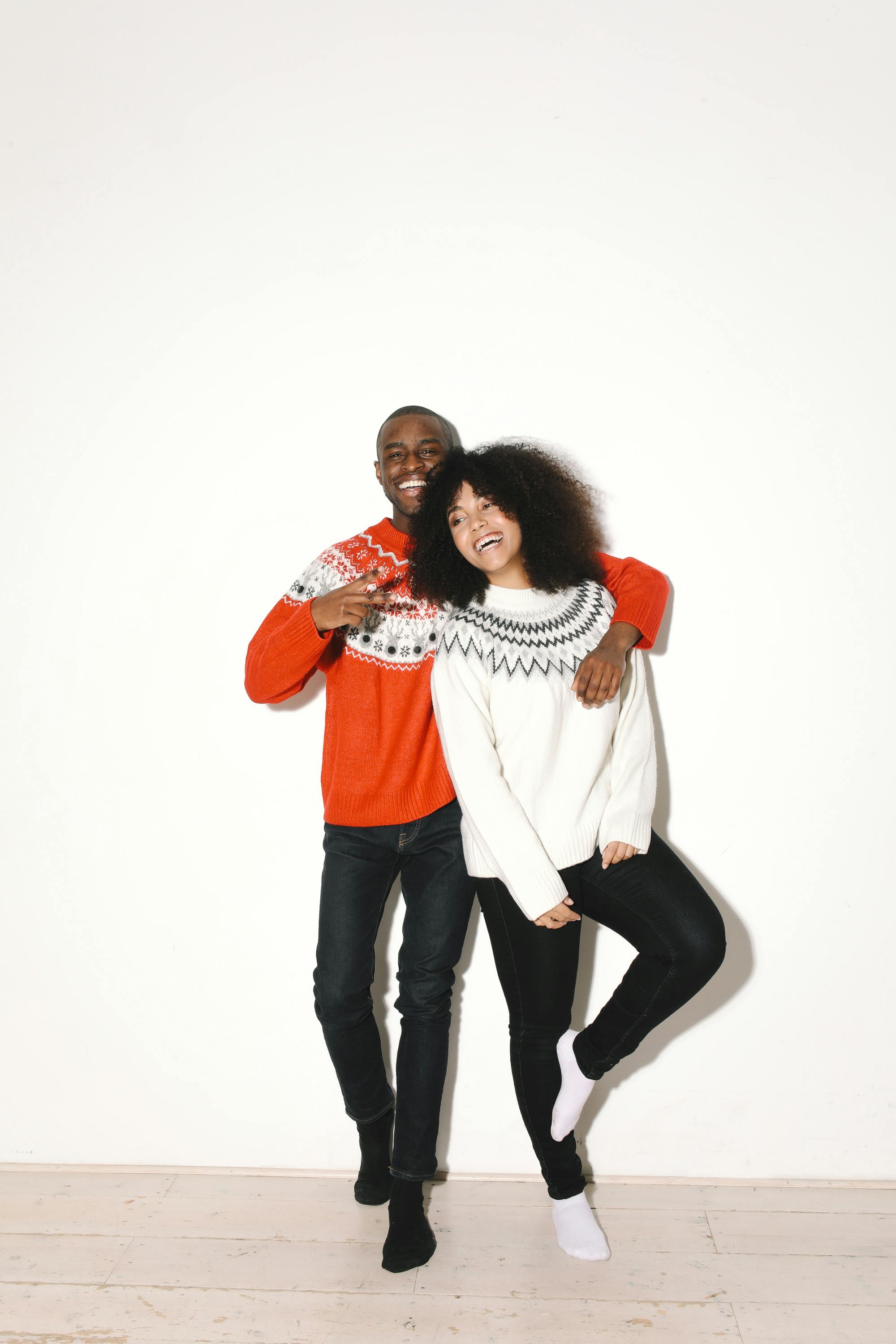 His & Hers Christmas Sweaters Couples Actually Love