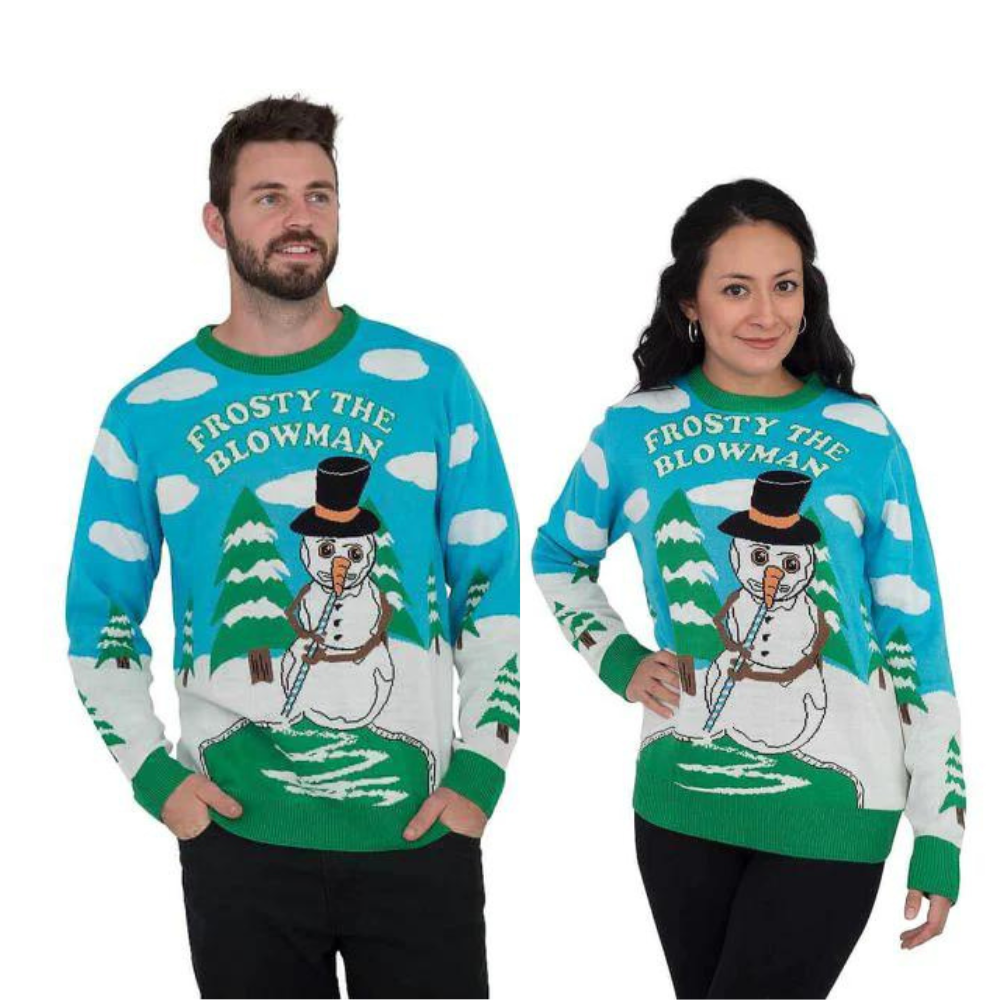 Couple - Frosty The Blowman Snowman  Sweater