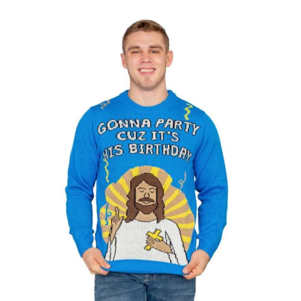 Jesus Birthday Party Sweater