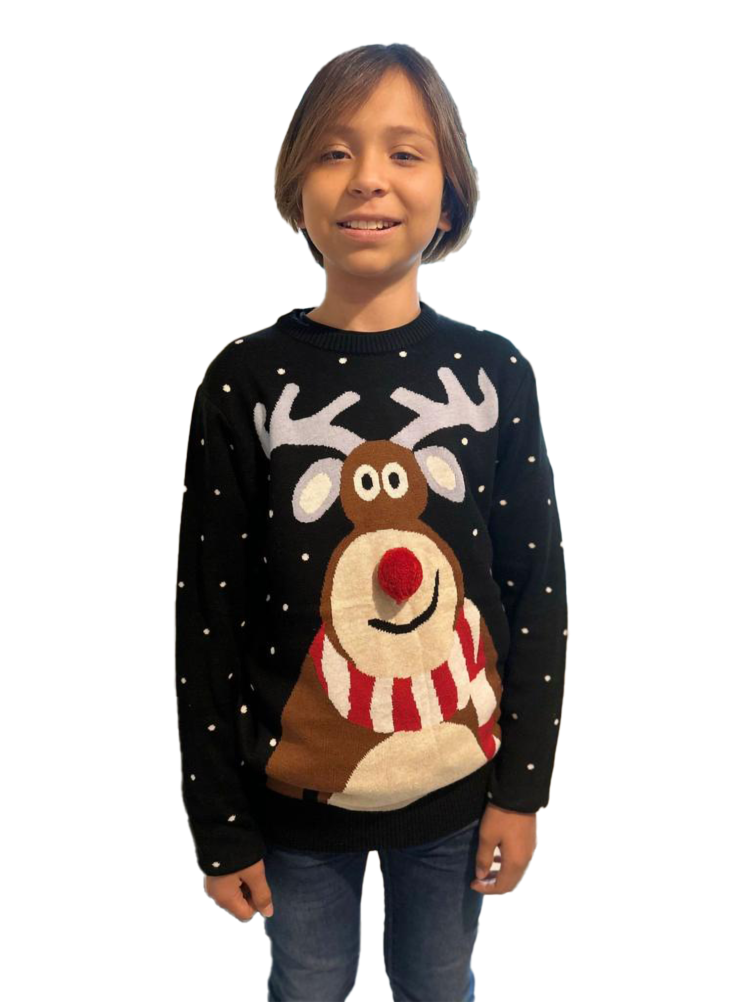 Kid’s Nosy Reinder Sweater