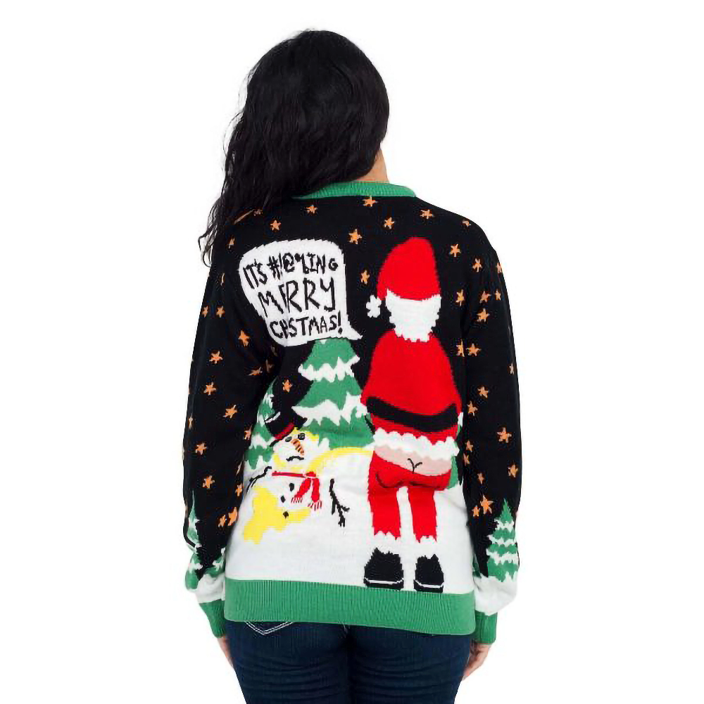 Ho Ho Ho It #!@%ING Merry  Sweater