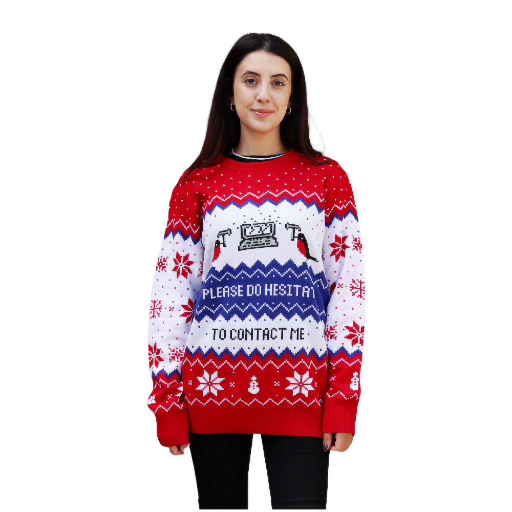 Please Do Hesitate To Contact Me Sweater