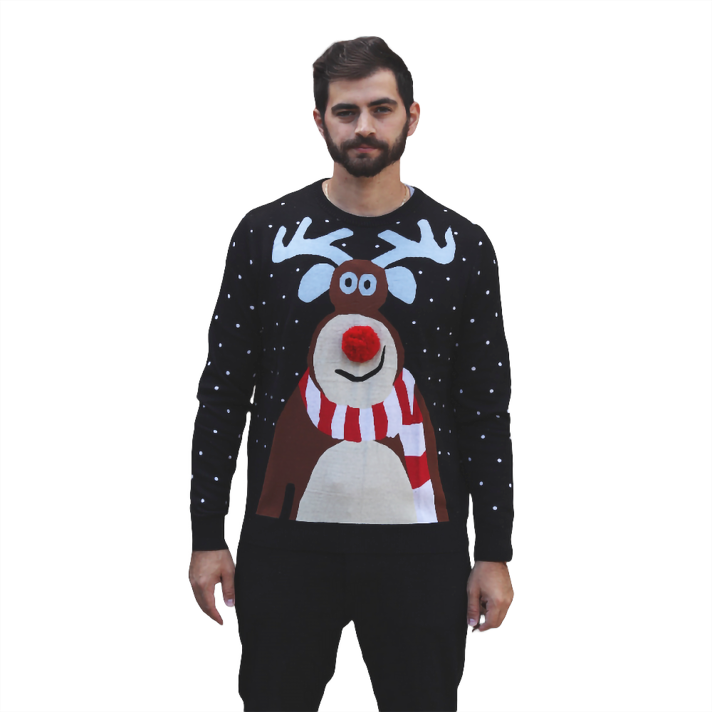 Camii Mia-Youth-Big-Boys-Ugly-Christmas-Sweater-Funny Holiday Sweater  Reindeer Pullover Knitted Cute Lightweight : : Clothing, Shoes 
